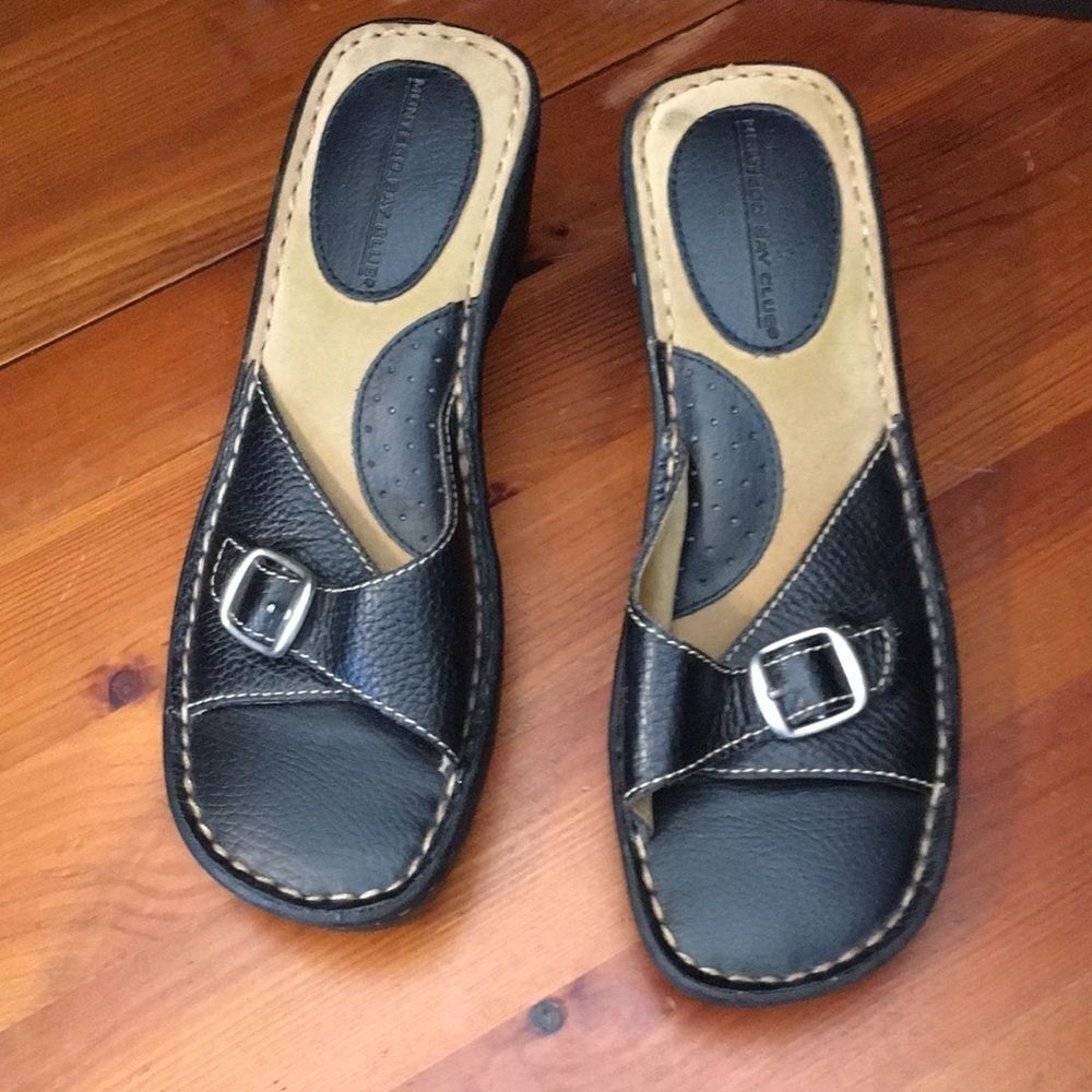 Montego Bay Club Leather Sandals - Stylish Comfort for Any Occasion